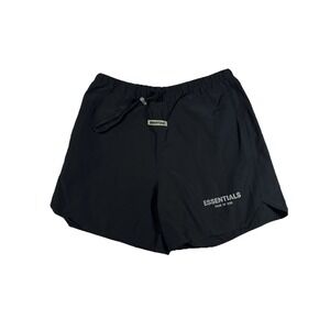 Fear Of God Essentials Black Volley Shorts Men's Small Casual Lightweight Wide